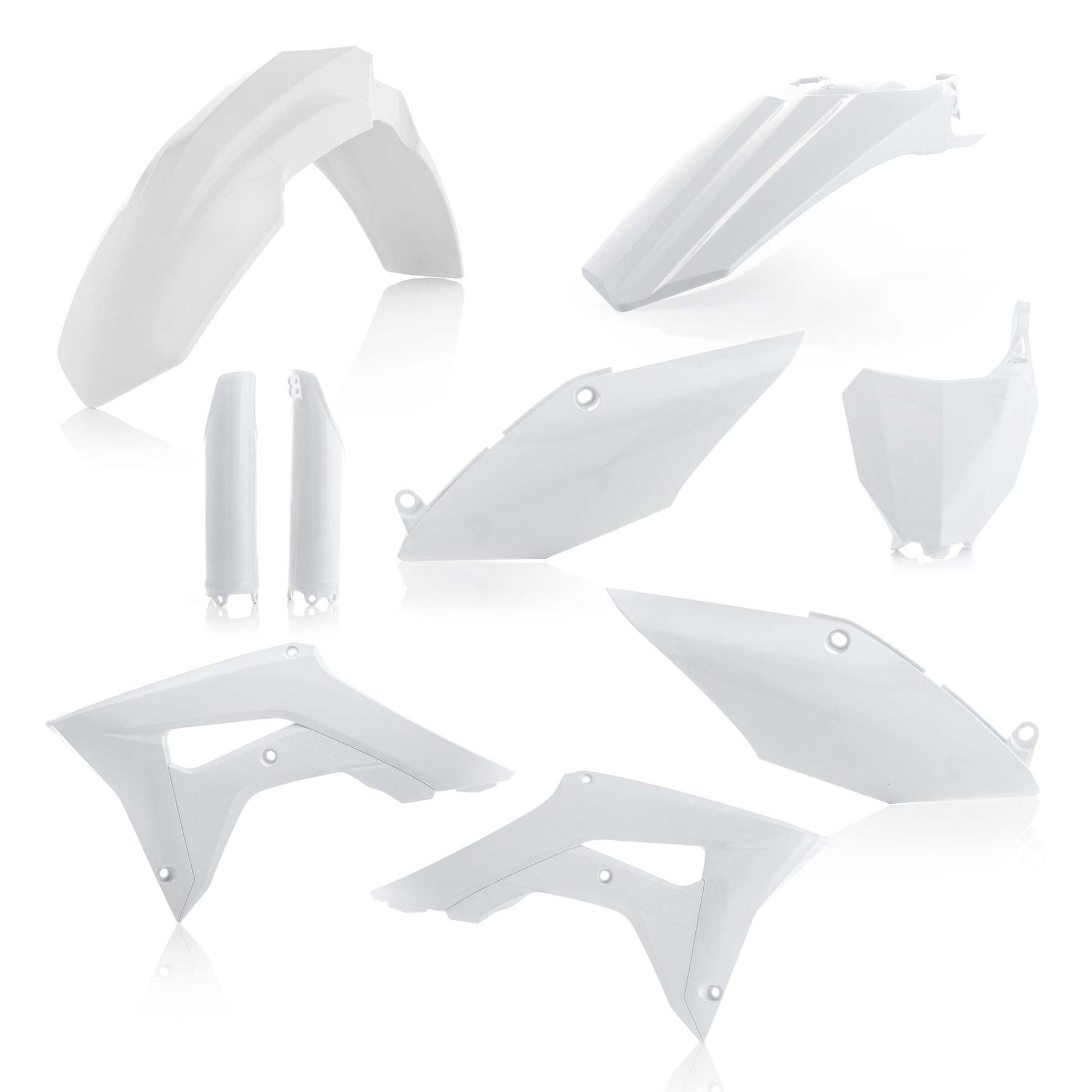 Acerbis Full Plastic Kit White For Honda CRF 250R 2018
